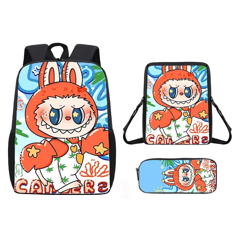 Anime Shoulder Cartoon Bag Pencil Case School Backpack For Children