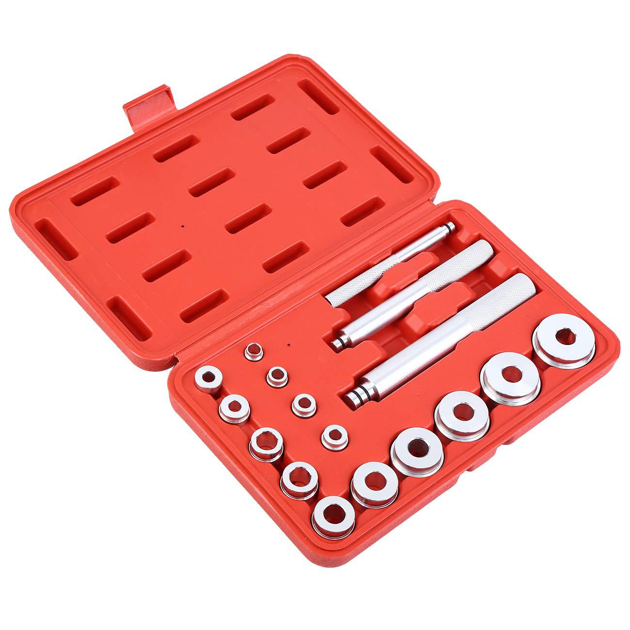 

Набор инструментов для разборки подшипников, 17 шт./комплект, инструмент для установки и снятия уплотнений, автомобильные инструменты, комплект алюминиевых подшипников колес