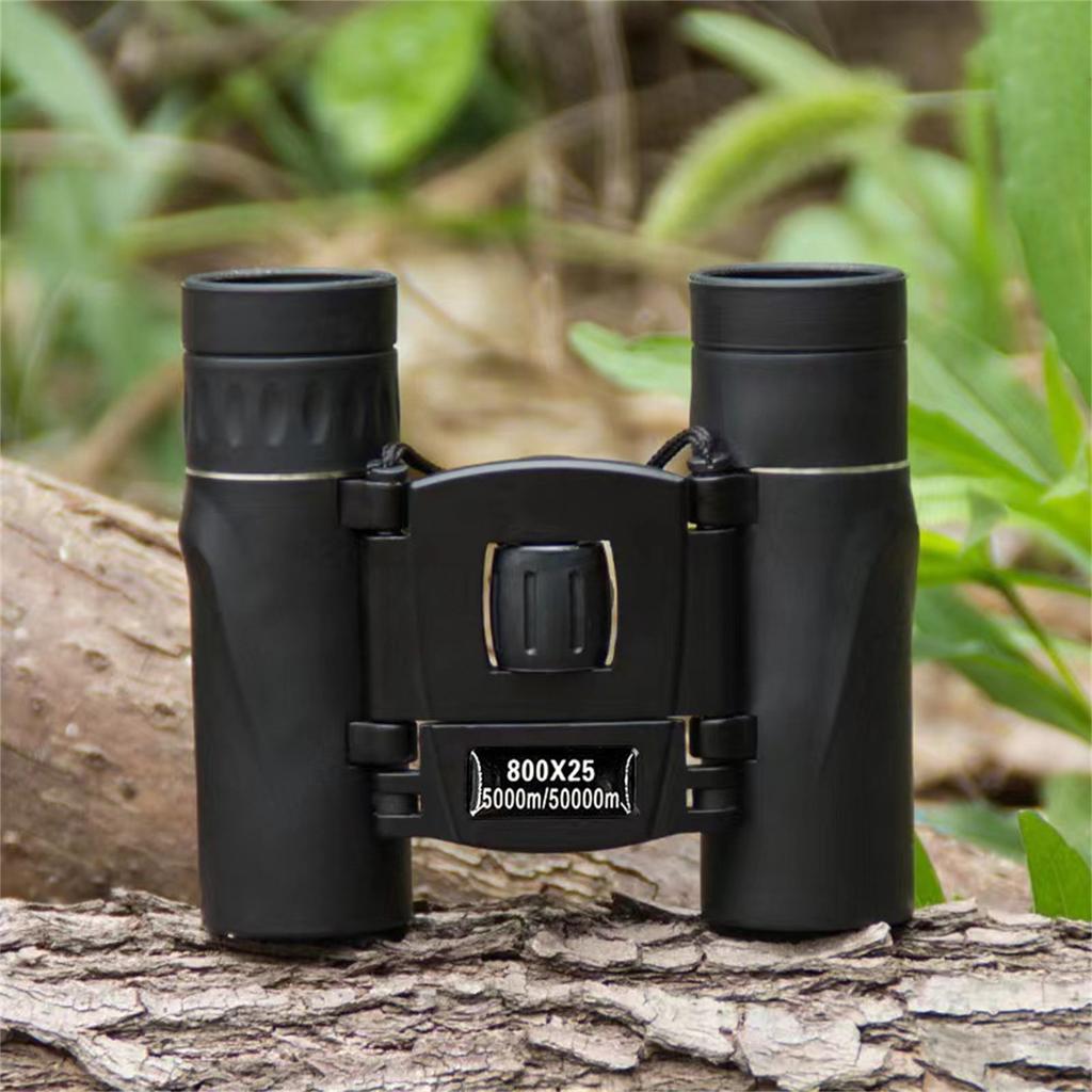 Mini High-power Binoculars Portable Outdoor HD Optical Glass Compact Folding Design for Travel Bird Watching Concerts
