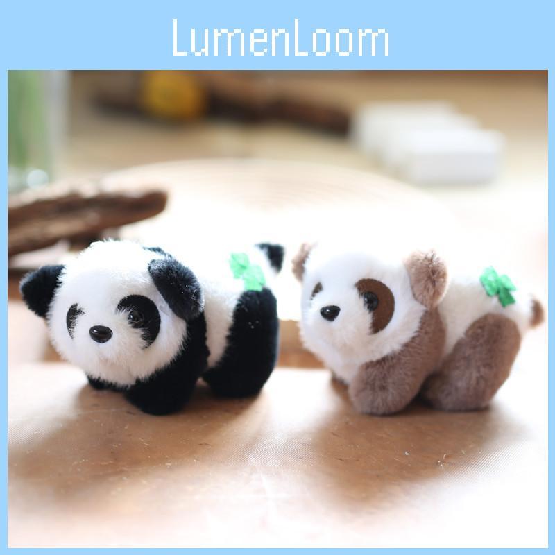 Adorable Cute Panda Plush Toy Keychain With Soft Short Plush Material And Pp Cotton