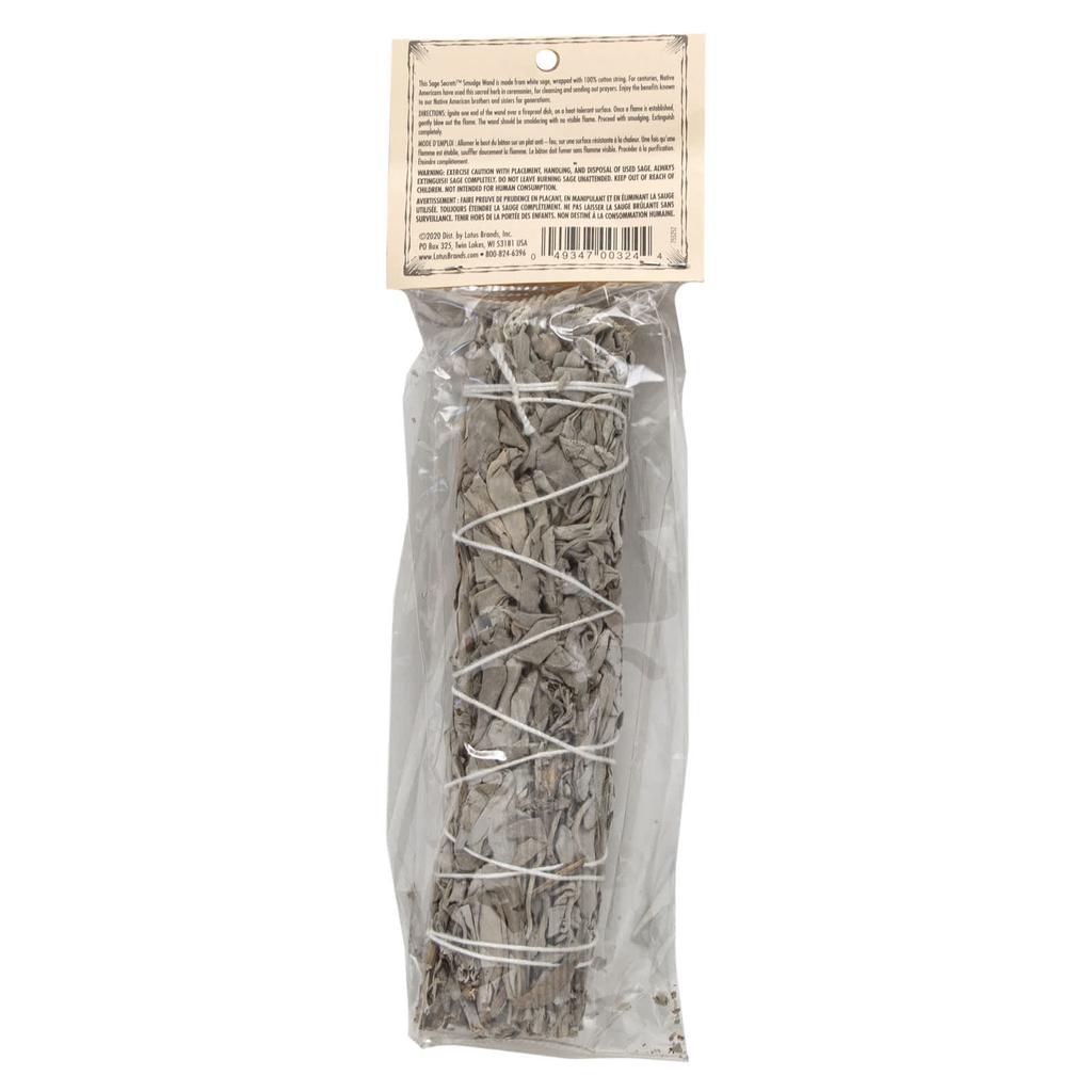Sage Spirit, native American incense, white sage, medium (6-7 inches), 1 smudge stick