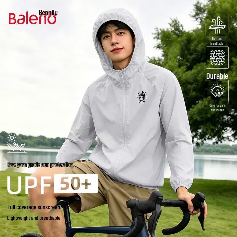 Baleno Men's UPF50+ Hooded Sun Protection Jacket