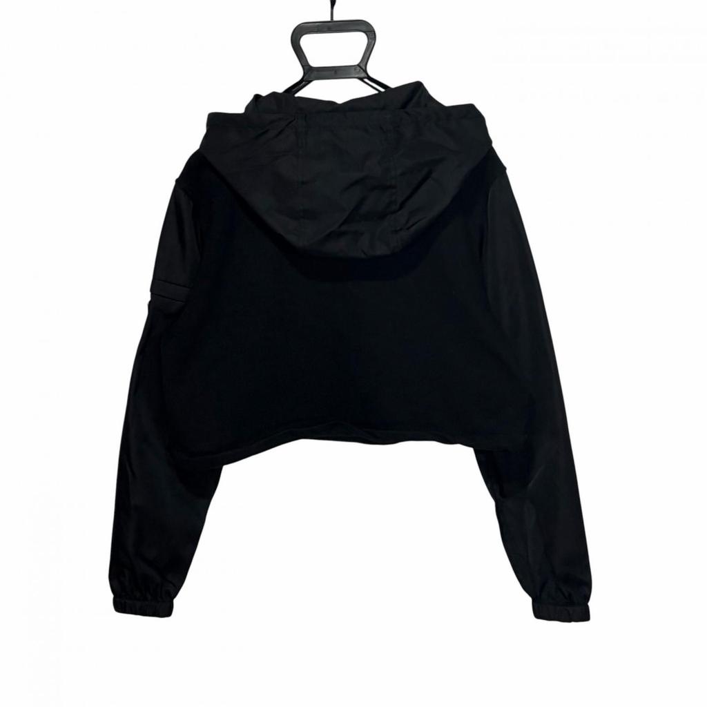 Prada Nylon Jacket Black Women's Size S Model 134643