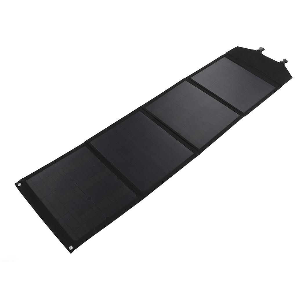 80W Solar Panel Folding Bag with DC Port and 2 USB Output Portable Fast Charge Solar Charger for Mobile Phone Tablet