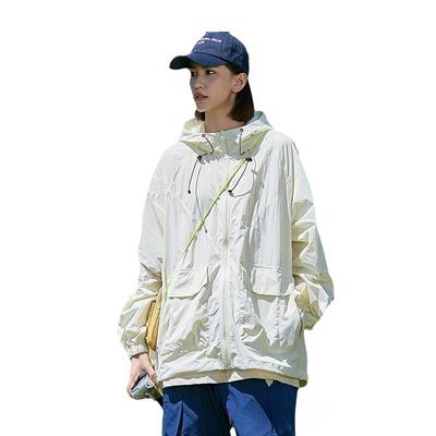 UPF50 + Outdoor Sunscreen Clothing for Men and Women, Light and Breathable Hooded Jacket, Quick-drying, Mori Skin Clothing