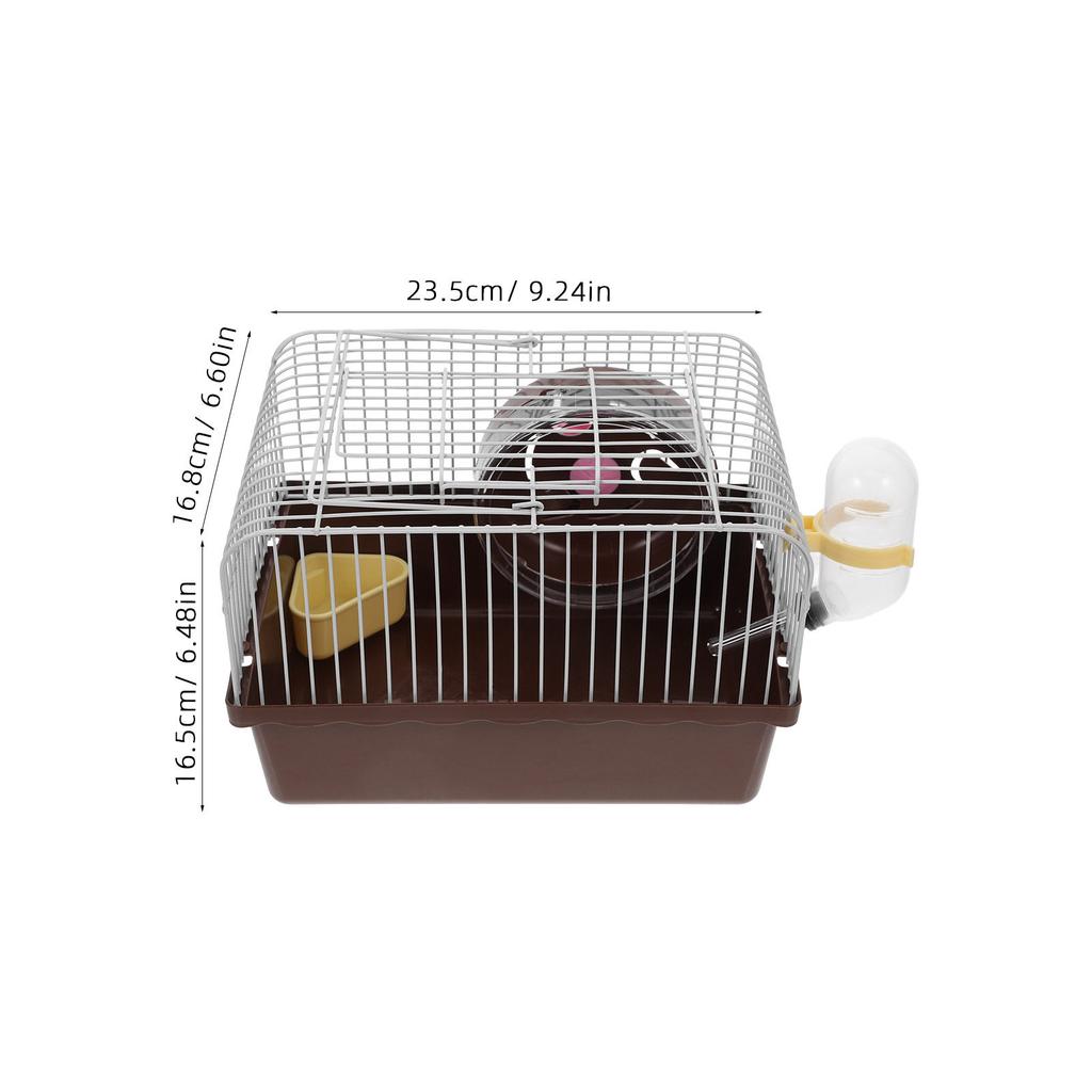 Portable Hamster Travel Carrier Cage Small Animal Carrier ABS Material Spacious Ventilated Travel Container for Hamsters