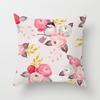 Abstract Floral Pattern Pillowcase Vintage Watercolor Floral Bird Cushion Cover Home Sofa Car Office Party Decor Accessories