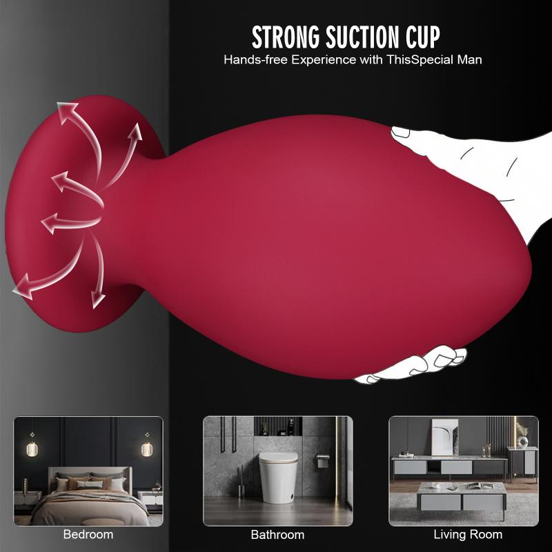Dragon Egg Anal Plug Huge Anal Plug Smooth Silicone Butt Plug Prostate Sex Toy For Women/Men Dilatador Anal Beads S,M,L,Xl,Xxl