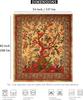 Indian Tree of Life Tapestry Boho Wall Art Multicolor Floral Design Ethnic Decor for Home Living Room Bedroom Yoga Space