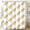 Chihuahua Shower Curtain Cute Dog Pattern Bathroom Decor Waterproof Fabric Washable Pet Lover Gift Home Textile