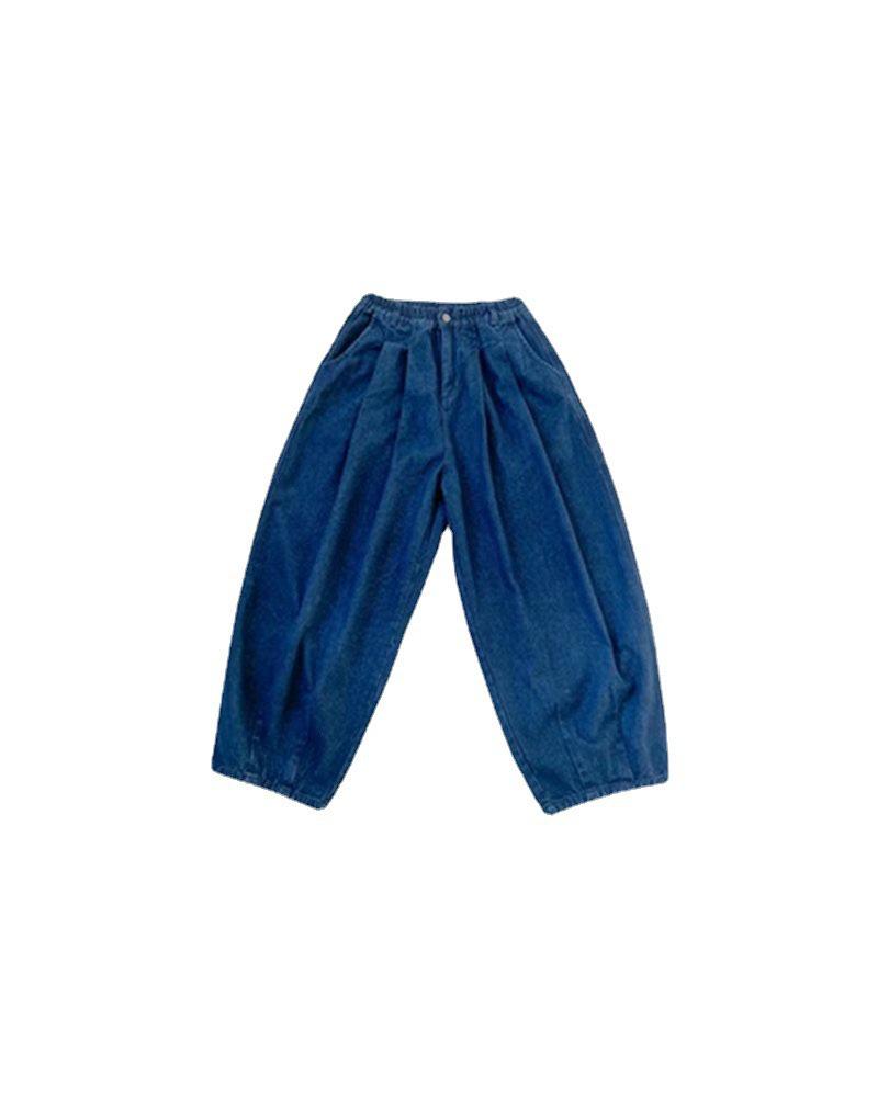 Men's Autumn/Winter Trendy Wide-Leg Jeans - Handsome Loose-Fit Japanese Retro Harem Style Casual Pants.