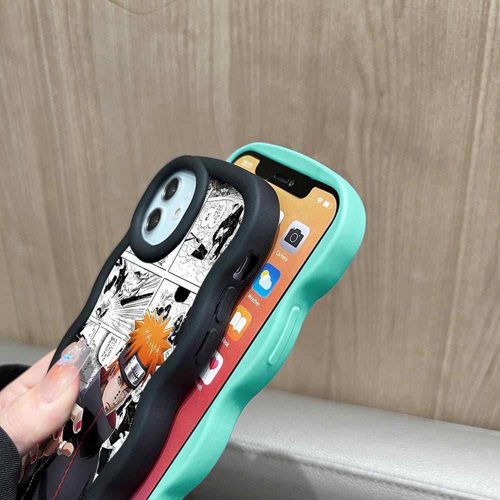 Popular Anime Pattern Phone Cover for iPhone 11 12 13 14 15 Pro Max 6 6S 7 8 Plus Xs Wave Edge Shockproof Protective Rubber Case