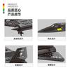 Moc 183Pcs Creative Military Model Blackbird Reconnaissance Aircraft Fighter Diy Assembly Building Blocks Children'S Puzzle Toy