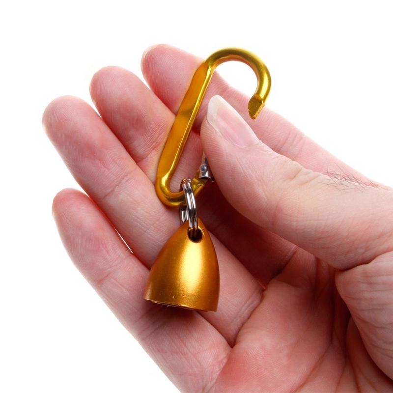 1Pcs Fly Fishing Magnetic Net Release Holder With Aluminium Alloy Hanging Buckle