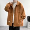Jacket Men's New Spring and Autumn Loose Casual Jacket Student Lapel Couple On Clothes