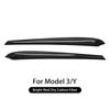 Car Front Door Inner Armrest Panel Cover Trim For Tesla Model 3 2021-2023 Model Y 2019-2023 Real Dry Carbon Fiber Accessories