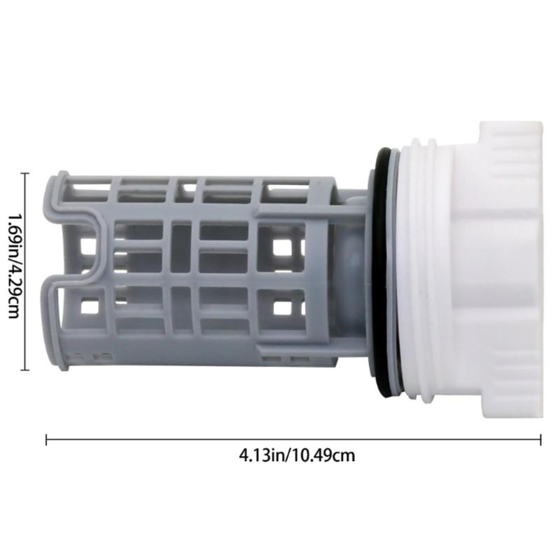 Universal Washing Machine Drainage Filter Coin Catcher ABS Texture Suitable for Various Models Prevents Blockage