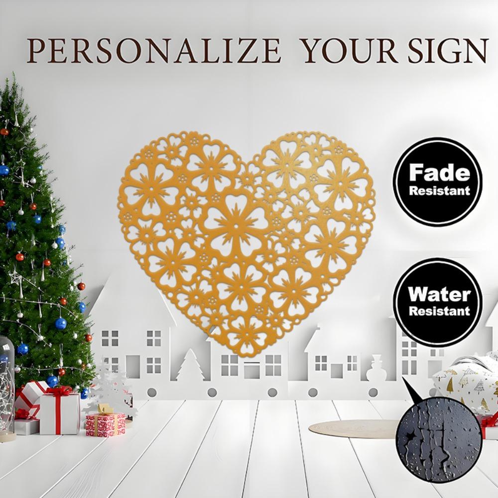 

Большое винтажное кованое железо Сердце Настенный декор Цветочное металлическое искусство Внутренний наружный Подвесной Подарок на День святого Валентина Свадьбу Юбилей Гостиная Спальня Length: 15.75 inches/40 cm