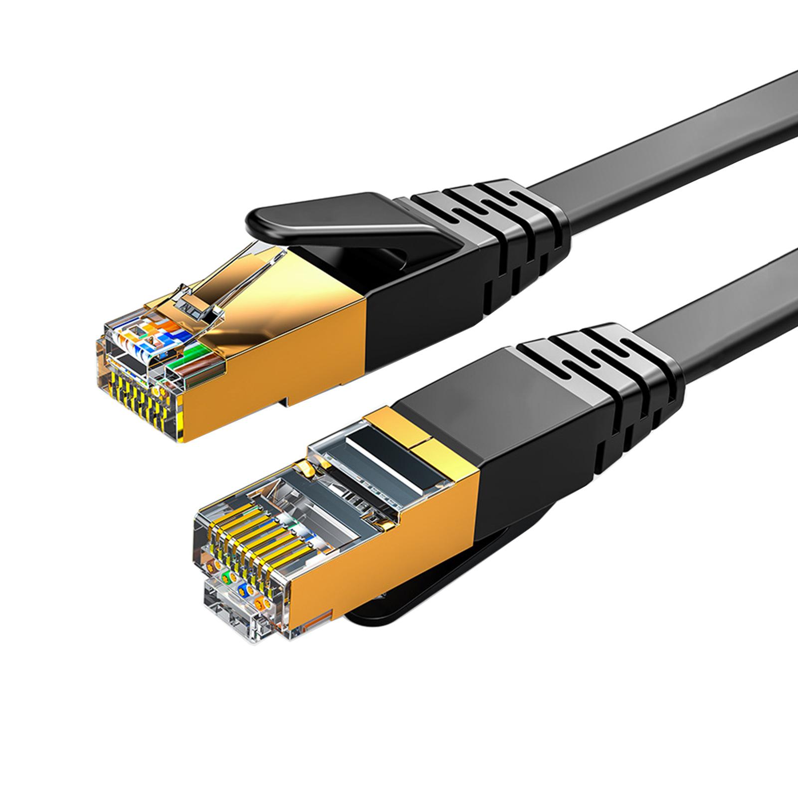 

Шнур мережевого підключення Cat7 Internet ble 10Gbps Fast t7 Rj45 для комп’ютерів і ноутбуків D
