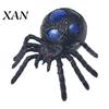 Anxiety Relief Toy 1/4Pcs Halloween Glitter Spider Squeeze Toy, Stress Realistic Scary Sensory Tools Party Fake Prank Decoration