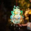 Håndlaget kalebasslykt Håndholdt kinesisk nyttår DIY Lysende blomsterlys for midt-høstfestivalen Hanfu Cosplay Bryllupsdekor