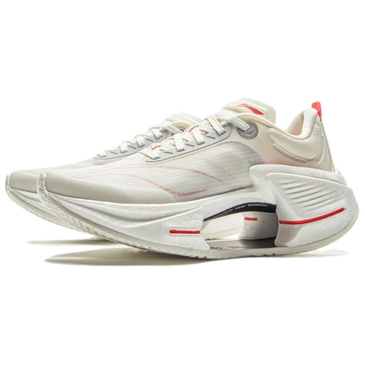 Li Ning Absolute Shadow 3 Essential Technology Professional Speed Training Running Shoes Women Sneakers White Red ARRV002-7