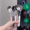 ZISIZ Pearl Handle Dessert Spoon Set