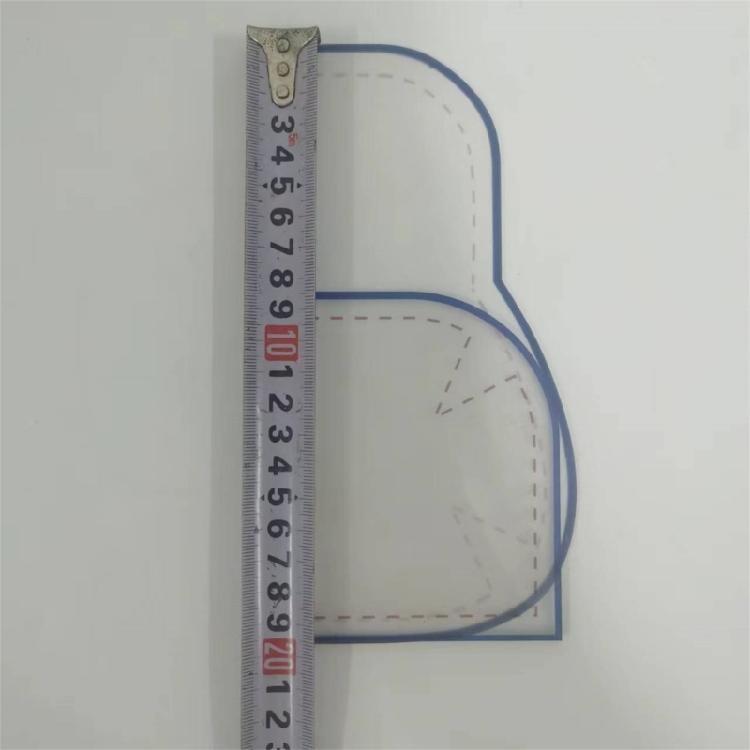 Sewing Template With Ergonomic Designs Cloth Crafting Accessory Tool