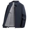 High-end Men's Business Casual Jacket Lapel Jacket Medium Dad Suit Solid Color Executive Cadre Top