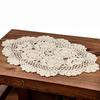 Vintage Crocheted Doilies Round Oval Crochet Placemet New Wedding Event Decor
