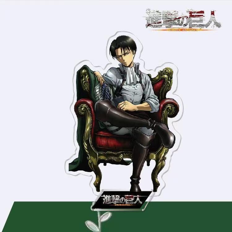 Attack on Titan Eren & Sasha Acrylic Standee, 16cm Large Anime Figure, Double-Sided Film Desktop Decoration, Shingeki no Kyojin Collectible Gift