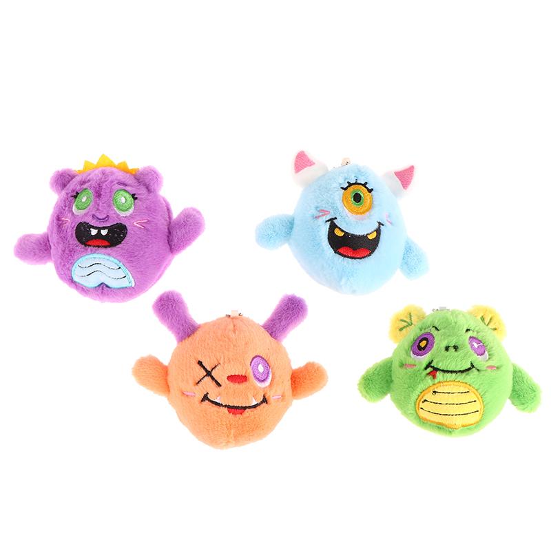 

Мультяшный маленький монстр, плюшевая игрушка, одноглазый зверь, кулон, мягкая кукла, брелок, рюкзак, автомобильная сумка, брелок для ключей, декор, подарок для ребенка