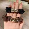 Woman Korean Fashion Elastic Large Rhinestone Hair Ties Hairbands Shiny Diamond Luster Ponytail for Girls Hair Bands Headwear