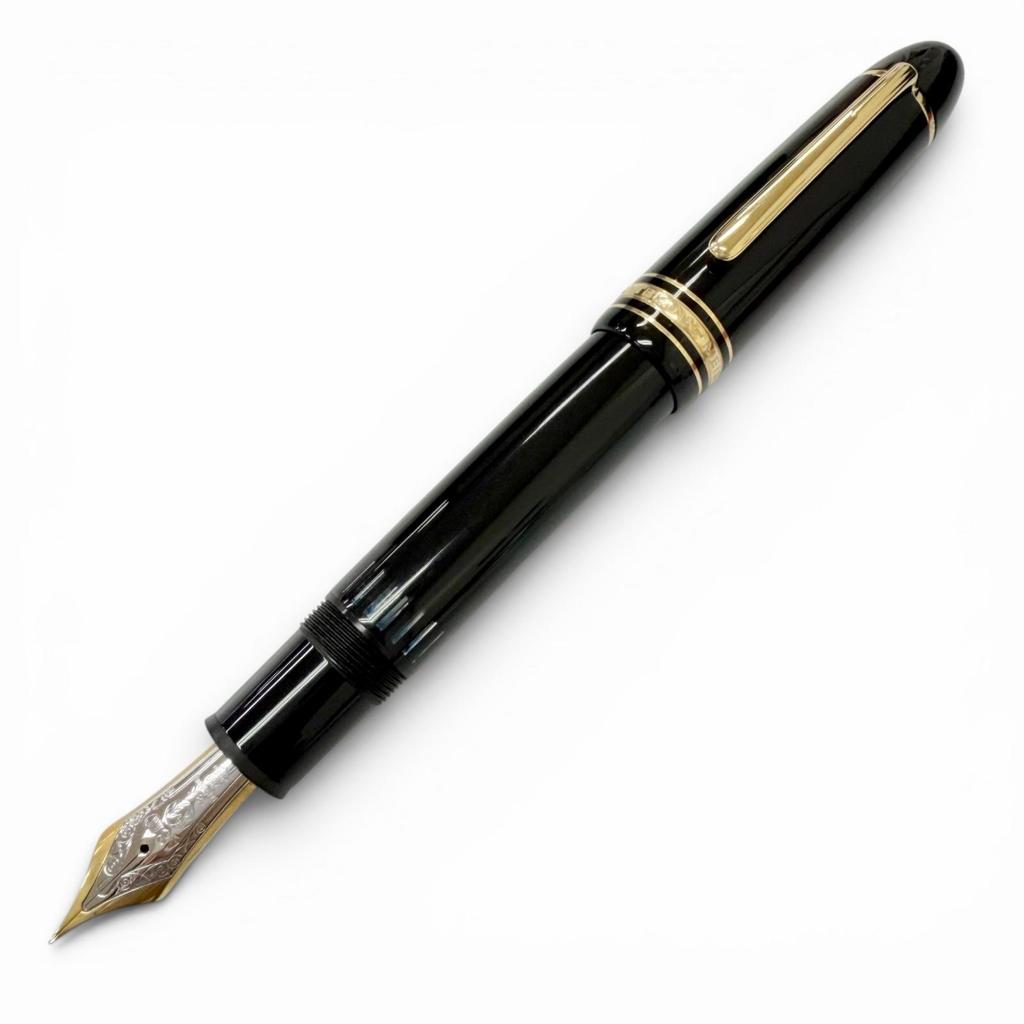 Excellent MONTBLANC fountain pen Meisterstück 149 black 18K mens Used