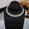 Elegant Sparkling Rhinestone Bridal Choker Necklace Set