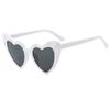 Heart-Shaped Sunglasses: Large Frame, Anti-UV, Fashionable Sunshade & Cute Decorative Mirror