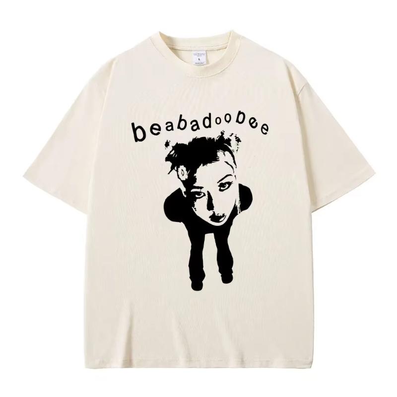 Singer Beabadoobee Graphic Print Tshirt Unisex Women Fashion Cotton Oversized Tshirt Unisex Casual Y2k Style Short Sleeve T Shirts