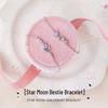 Dreamy Seven Stars Moon Bracelet: Simple Korean Fashion for Friends & Couples