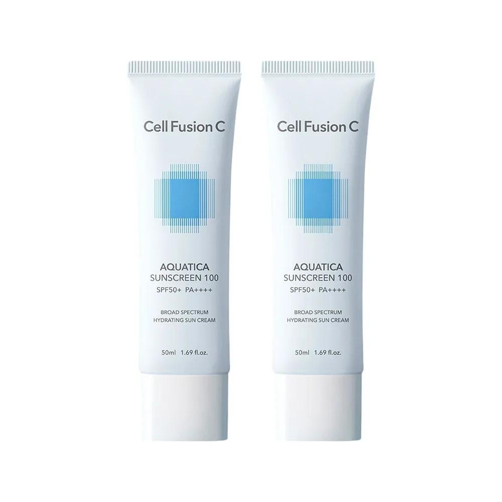 Cell Fusion C Aquatica Sunscreen 100 50ml x 2 Sunscreen UV Protection