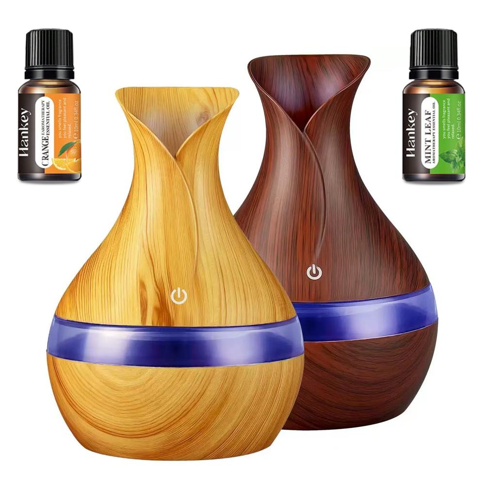 300ml USB Humidifier & Essential Oil Diffuser Quiet Mist with Auto Shut Off & Night Light