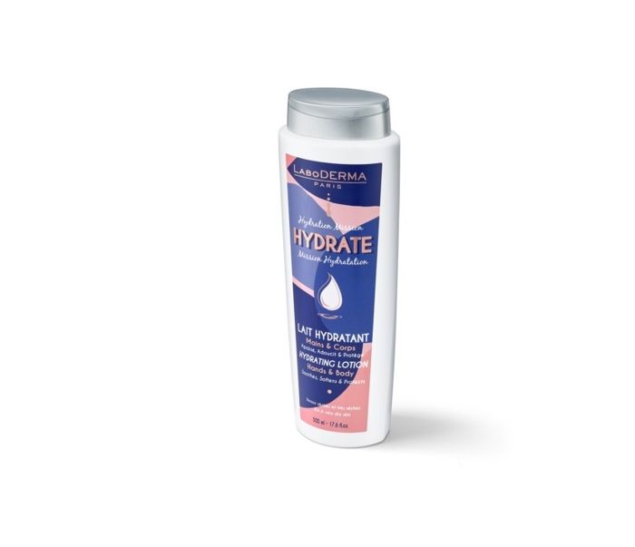 Lait Hydratant - LABODERMA - 500 ml - Peaux sèches - Texture onctueuse - Protection solaire