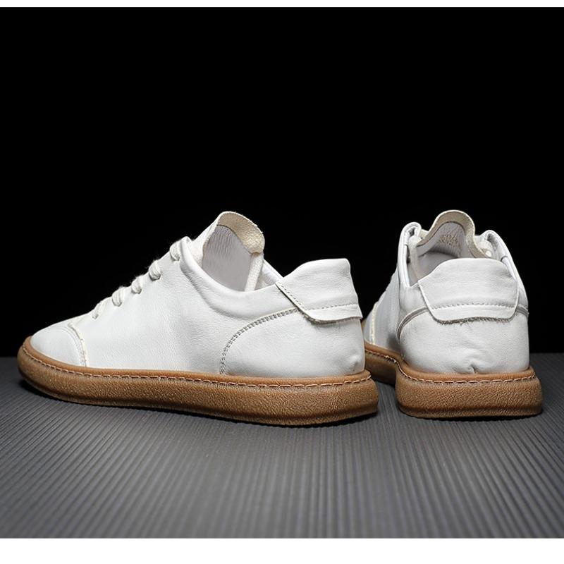 Fashion Luxury Cowhide Lightweight Men's Board Shoes Fashion Designer Casual Sneakers for Men Spring Autumn Outdoor Sports Shoes Male