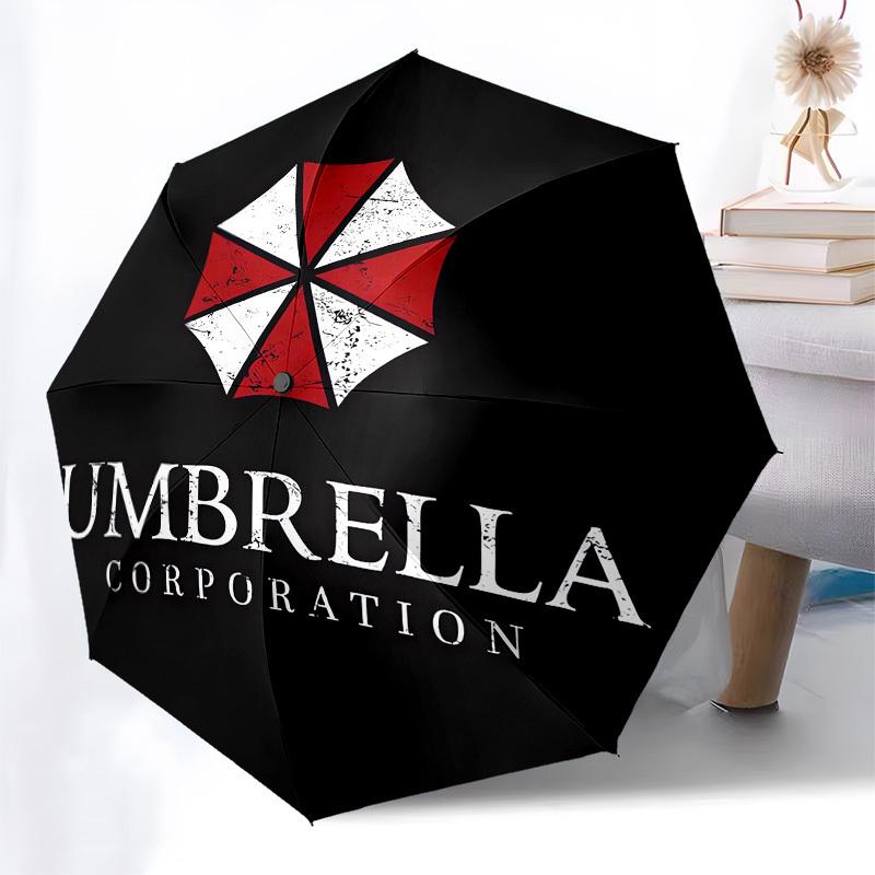 1pc Umbrella Corporation Logo Umbrella with Plastic Handle,Suitable for All Seasons Home Travel Outdoor UmbrellaM1009