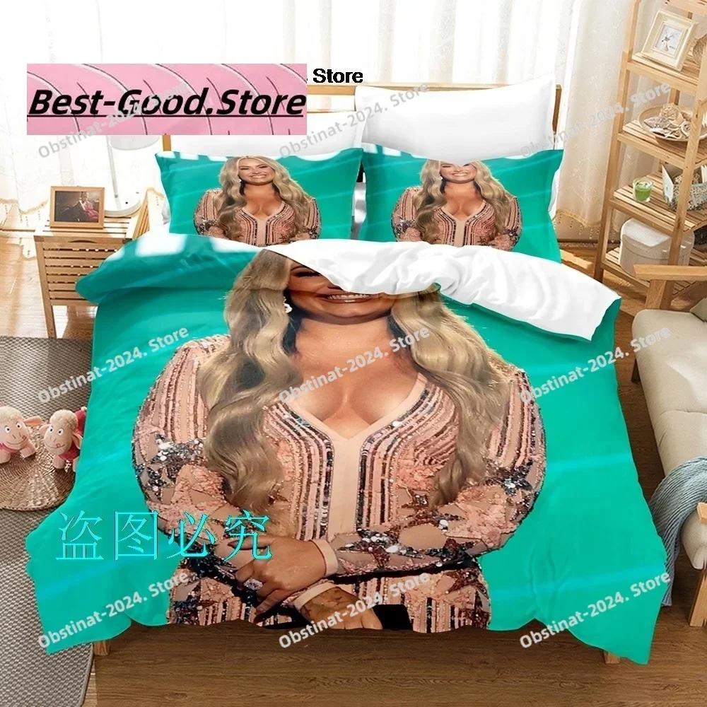 Fashion Demi Lovato Bedding Set Print single Comforter Quilt Bed Cover Duvet Cover Pillow Case 3 Pieces Sets Kids Adult Size CXG