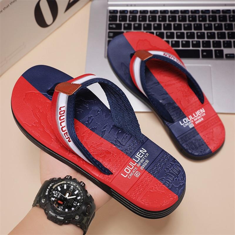 High Quality Beach Flip Flops Summer Men Outdoor Casual Sandals Fashion Men Flip Flops Breathable Antiskid Beach Slippers Men
