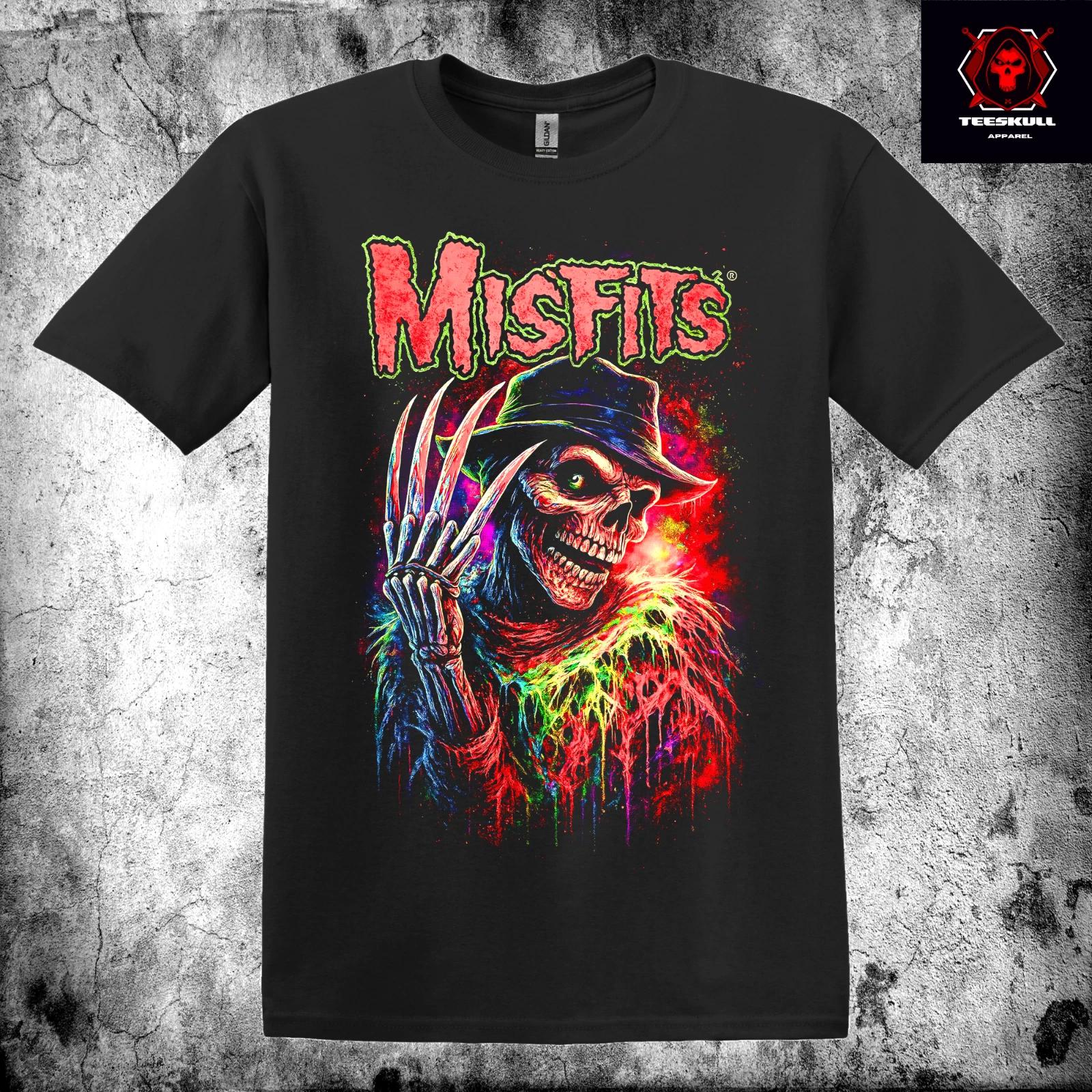 Misfits Heavy Metal Rock Band Unisex Premium Heavy Cotton T-Shirt S