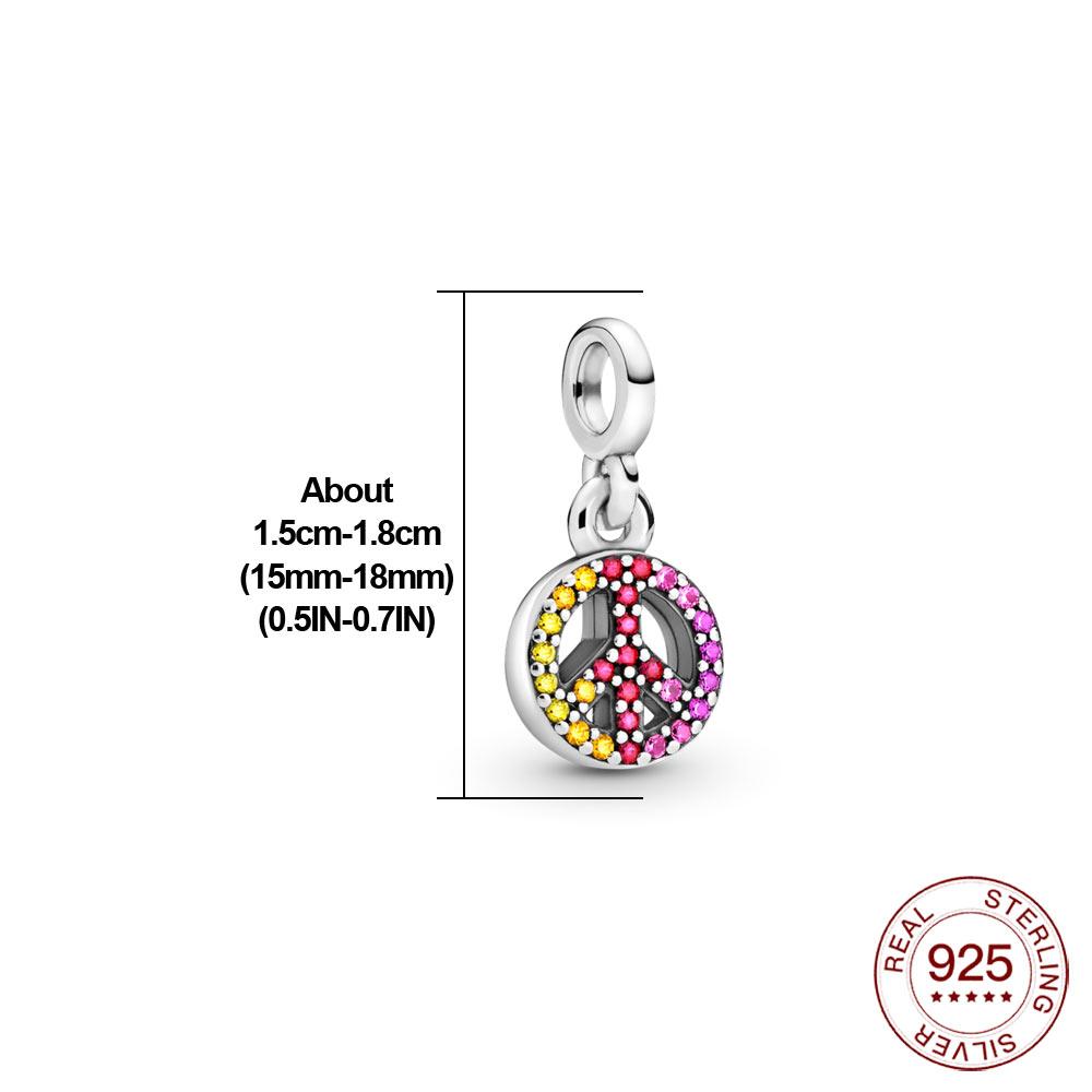 Novo Real S925 Prata Esterlina Me Charm Unicórnio Estrela Hoop Bead Fit Original Me Pulseiras Mulheres Coração Jóias Para Presente