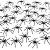 50/100Pcs Halloween Spider Scary Luminous Glow Spider for Halloween Party Home Indoor Outdoor Web Decoration Haunted House Props
