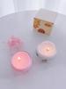 1 cup of blue floating flower scented candles, used for home decoration, rooms, bedrooms, study rooms, Valentine's Day gifts.
