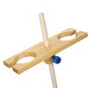 2 Hole Funnel Stand Laboratory Accessory Adjustable Height Wooden Funnel Rack